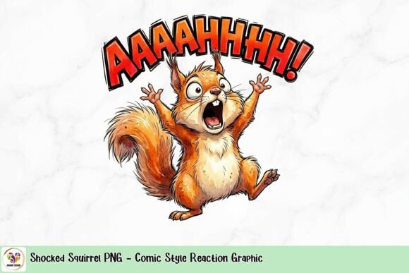 Add Instant Humor: The Shocked Squirrel PNG