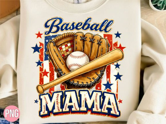 American Flag Baseball Mama Graphic: Unleash Your Creative Spirit
