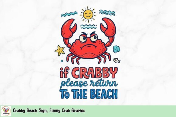 Bring Beachy Humor to Your Brand with a Fun Crab Graphic