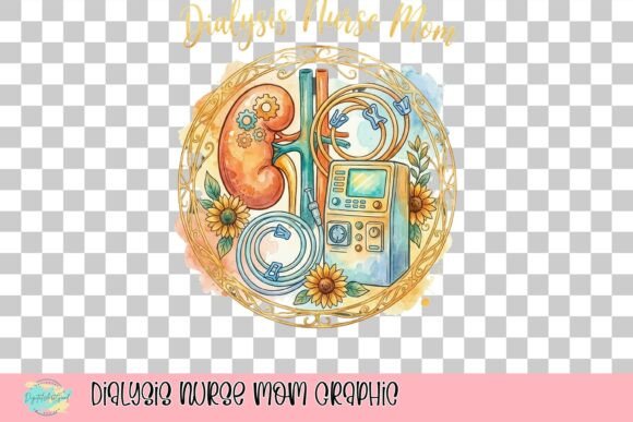 Celebrate Healing Hands: The Dialysis Nurse Mom Graphic