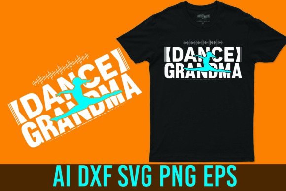 Dance Grandma Svg Vector Graphic: A Fun Design Asset