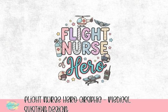 Flight Nurse Hero Graphic: A Vibrant Tribute to Medical Aviation