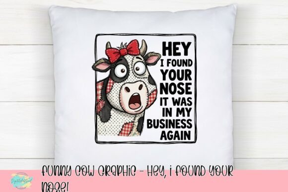 Funny Cow Graphic: Add Cheeky Charm to Your Designs