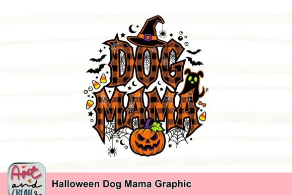 Halloween Dog Mama Graphic: Your Spookiest Design Asset