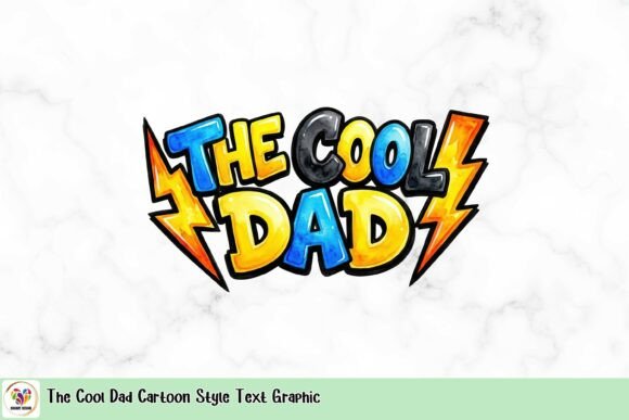 The Cool Dad Cartoon Style Text Graphic: A Design Power-Up